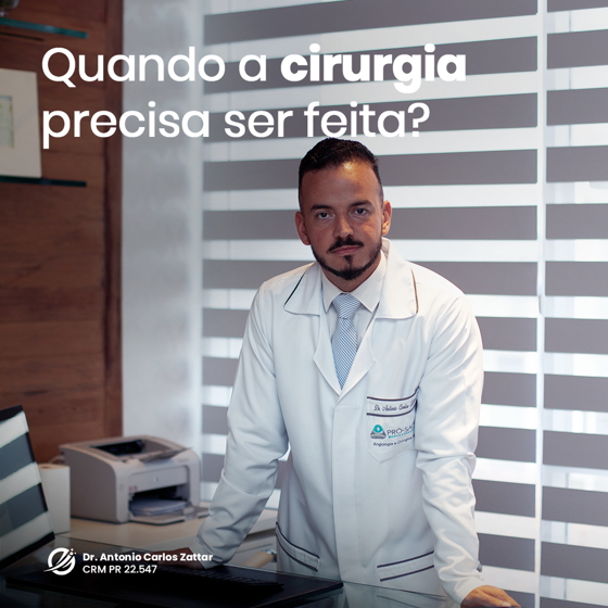 Quando a cirurgia vascular precisa ser feita?