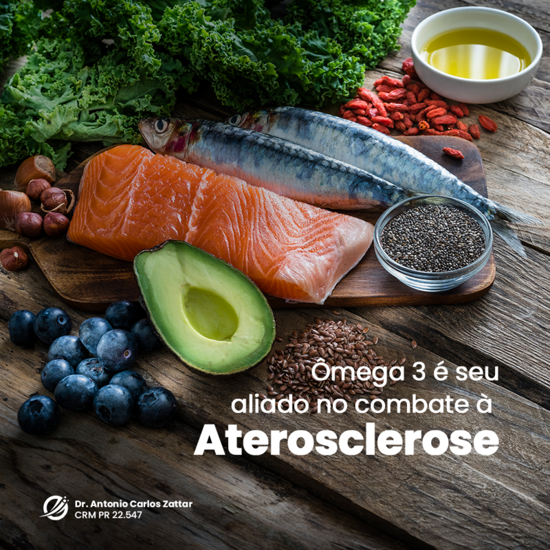 Ômega 3 nos casos de Aterosclerose 